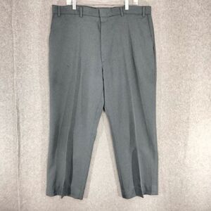 Levi's Action Slacks Pants Mens Size 40 x 30 Vintage Gray Flat Front Dress Solid